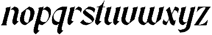 Sectra Chrome Regular otf (400) Font LOWERCASE