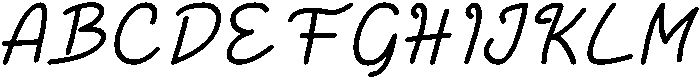 Sectro Italic otf (400) Font UPPERCASE