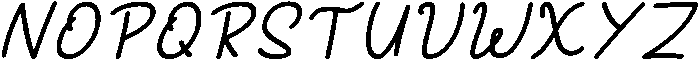 Sectro Italic otf (400) Font UPPERCASE