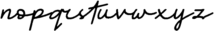 Sectro Italic otf (400) Font LOWERCASE