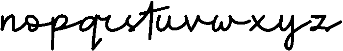 Sectro otf (400) Font LOWERCASE