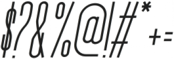 Seductive Height (Regular Itali Italic ttf (400) Font OTHER CHARS