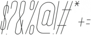 Seductive Height (Thin Italic) Italic ttf (100) Font OTHER CHARS