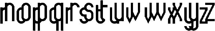 Seeing Double ttf (400) Font LOWERCASE