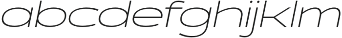 Seeker ExtraLight Italic otf (200) Font LOWERCASE