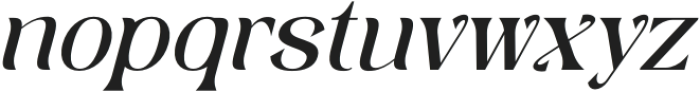 Sefara-Italic otf (400) Font LOWERCASE