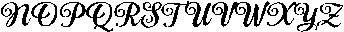 Sefillia Script-Regular otf (400) Font UPPERCASE