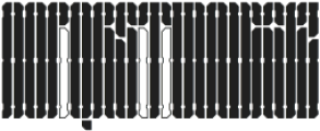 Segapunk Cyborg Stencil Regular ttf (400) Font UPPERCASE