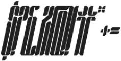 Segapunk Italic otf (400) Font OTHER CHARS