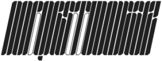 Segapunk Stencil Italic otf (400) Font UPPERCASE