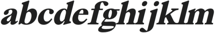 Segikan Extra Bold Italic otf (700) Font LOWERCASE