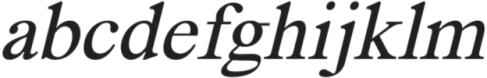 Segikan Italic otf (400) Font LOWERCASE