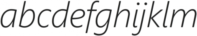 Segoe UI Light Italic ttf (300) Font LOWERCASE