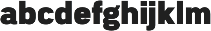 Segovia ExtraBold otf (700) Font LOWERCASE