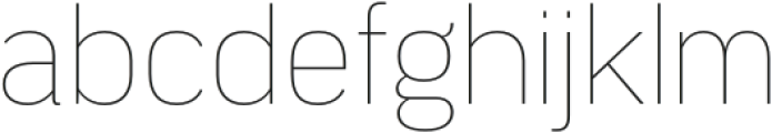 Segovia Thin otf (100) Font LOWERCASE