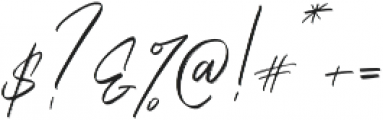 Seirra Script otf (400) Font OTHER CHARS