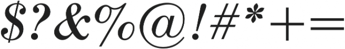 Seizieme Pro Regular Italic otf (400) Font OTHER CHARS