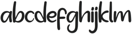 Sejenak-Regular otf (400) Font LOWERCASE