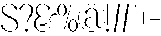 Sekora Regular otf (400) Font OTHER CHARS
