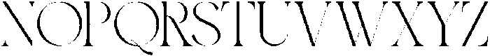 Sekora Regular otf (400) Font UPPERCASE