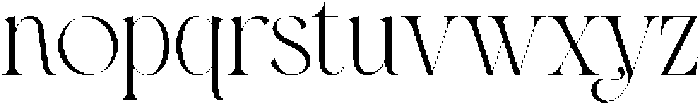 Sekora Regular otf (400) Font LOWERCASE