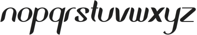 Sektor Dua Italic otf (400) Font LOWERCASE