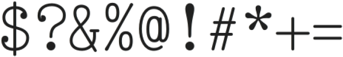 Selectric otf (400) Font OTHER CHARS