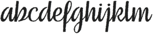 SelinaDistort-Regular otf (400) Font LOWERCASE