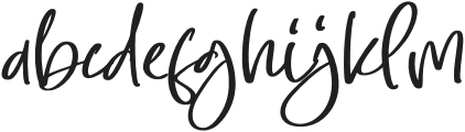 Sellaheby otf (400) Font LOWERCASE