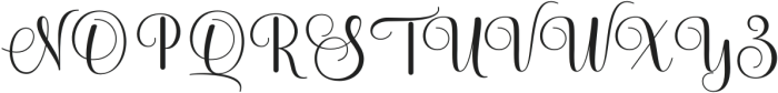 Sellison Regular otf (400) Font UPPERCASE