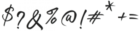 Sellotia Signature Regular otf (400) Font OTHER CHARS