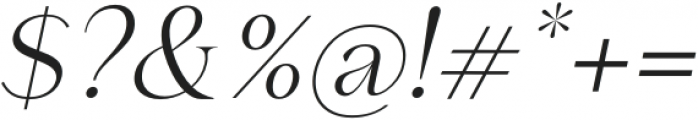 Selna Oblique otf (400) Font OTHER CHARS