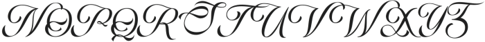 Selnonce Italic otf (400) Font UPPERCASE