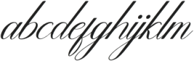 Selviary Italic otf (400) Font LOWERCASE