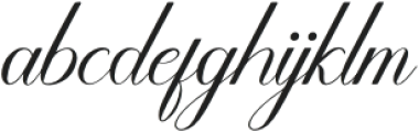 Selviary otf (400) Font LOWERCASE