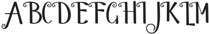 Sely Soliya Regular otf (400) Font UPPERCASE