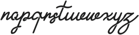 Selylotime Italic otf (400) Font LOWERCASE