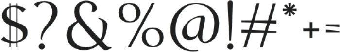 Semaro-Regular otf (400) Font OTHER CHARS