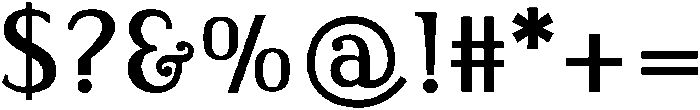 Semi Bold ttf (600) Font OTHER CHARS