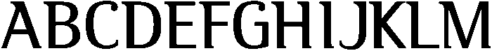 Semi Bold ttf (600) Font UPPERCASE