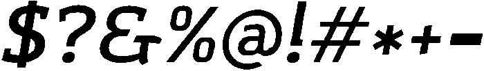 SemiBold Italic ttf (600) Font OTHER CHARS