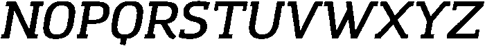 SemiBold Italic ttf (600) Font UPPERCASE