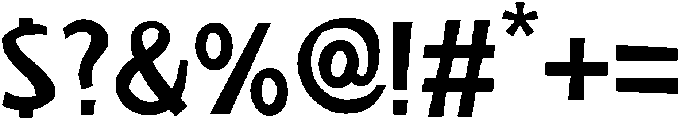 SemiBold ttf (600) Font OTHER CHARS