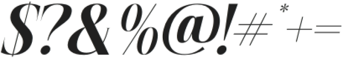 Semiflora Italic otf (400) Font OTHER CHARS