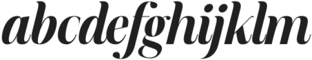 Semiflora Italic otf (400) Font LOWERCASE
