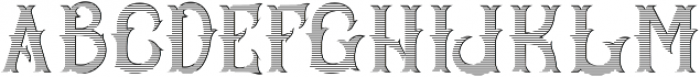 Senator Striped otf (400) Font LOWERCASE