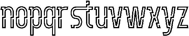 Sencito Regular otf (400) Font LOWERCASE