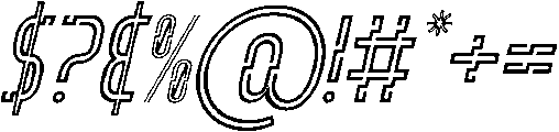 Sencito Slant otf (400) Font OTHER CHARS