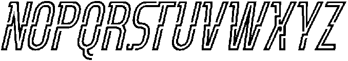 Sencito Slant otf (400) Font UPPERCASE