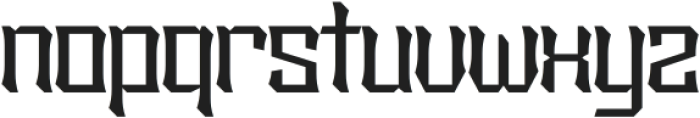 Sengklec Expanded otf (400) Font LOWERCASE